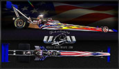AMERICANA dragster wrap