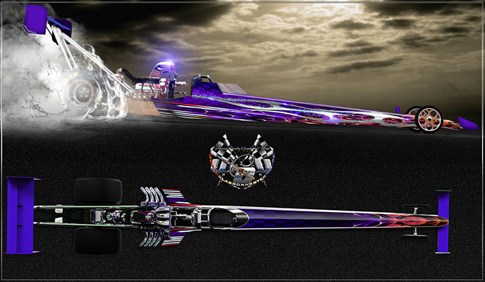 CLAYMORE Dragster Wrap